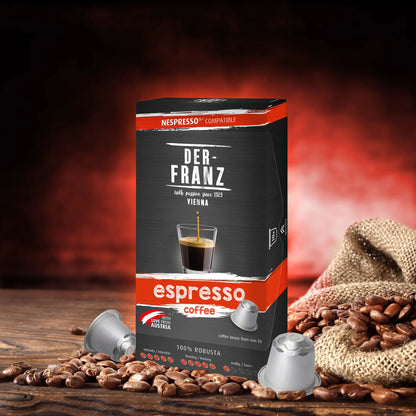 Clearance - Der Franz Espresso Nespresso Capsules 10ct