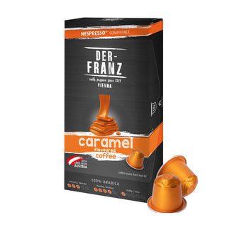 Der Franz Caramel Flavored Coffee Nespresso Capsules 10ct