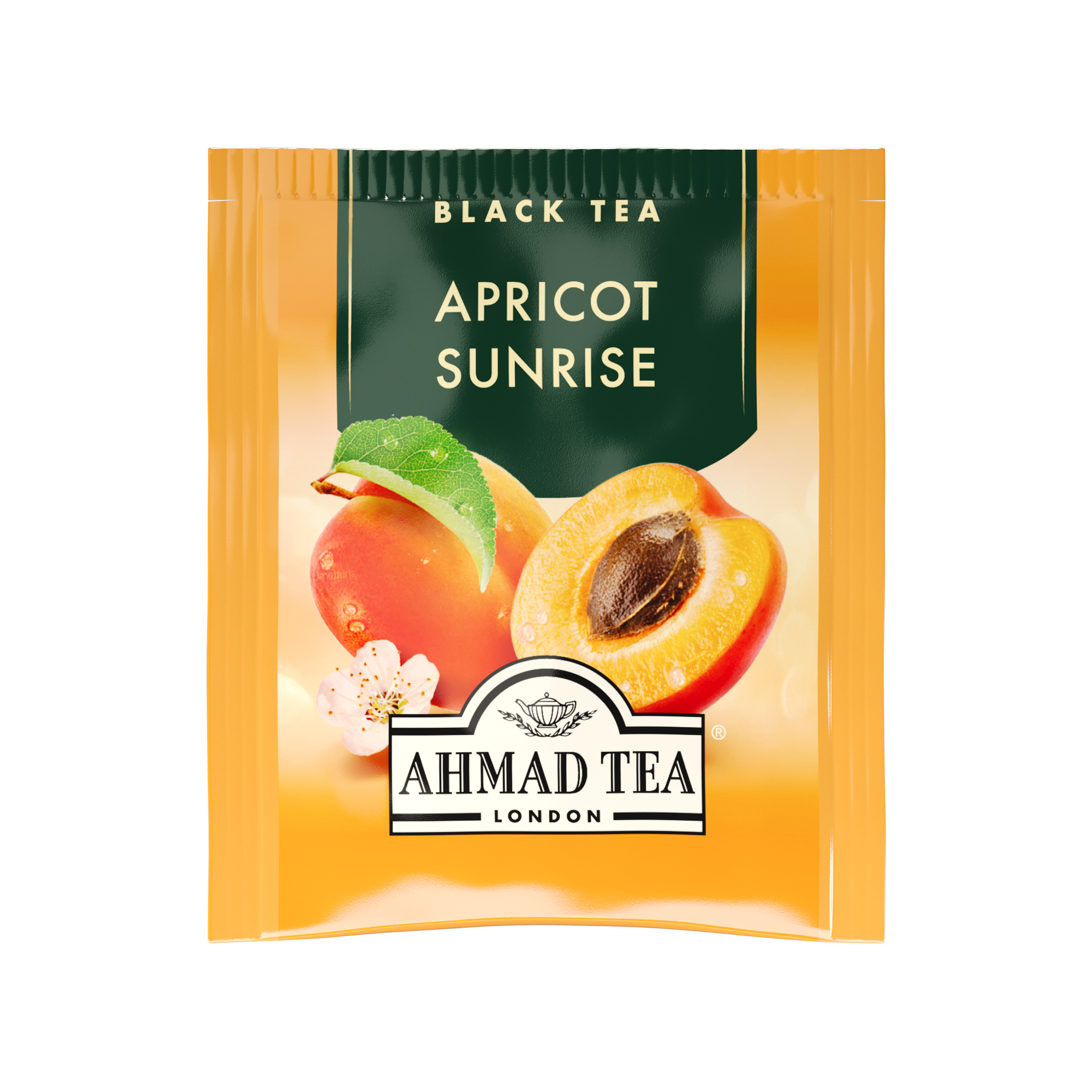Ahmad Apricot Sunrise Black Tea 20 foil tea bags