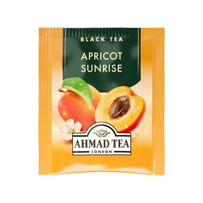 Ahmad Apricot Sunrise Black Tea 20 foil tea bags