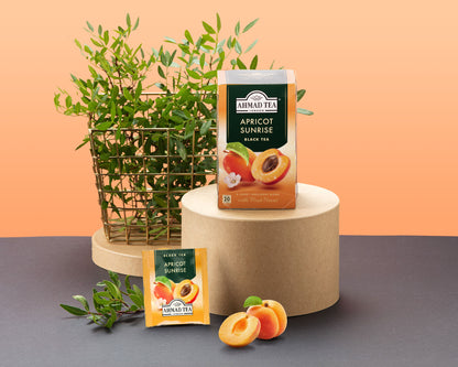 Ahmad Apricot Sunrise Black Tea 20 foil tea bags