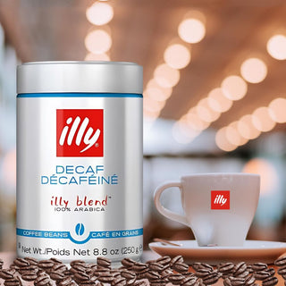 illy Classico Decaffeinated Whole Bean Coffee  8.8oz/250g