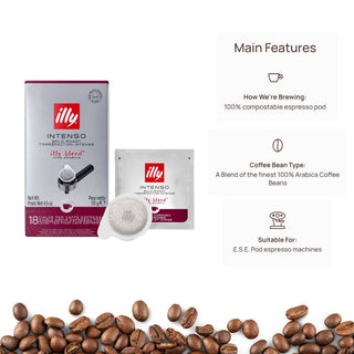 illy Intenso Coffee E.S.E. Pods 18ct