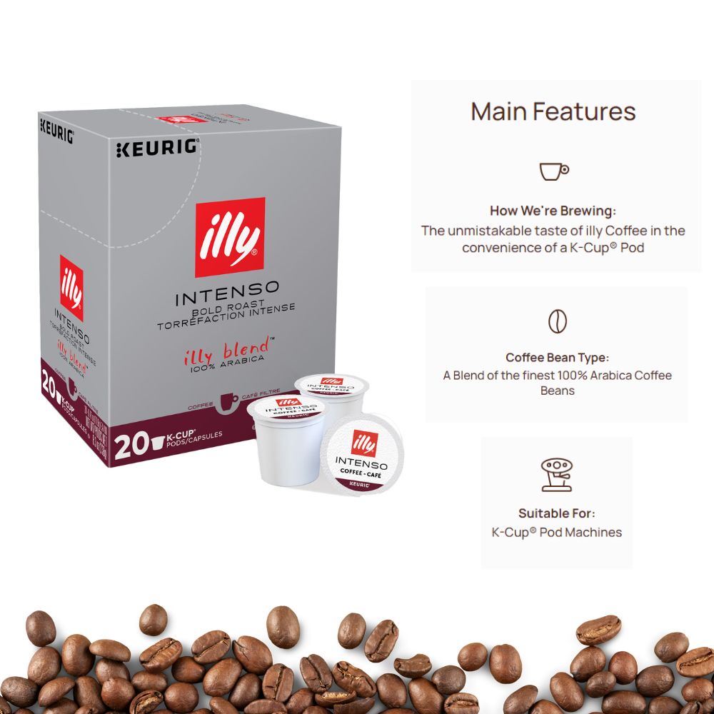 LTP - illy Intenso Coffee Keurig® K-Cup® Pods 20ct
