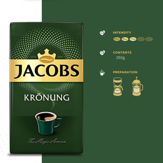 Jacobs Kronung Ground Coffee 8.8oz/250g