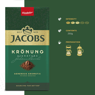 Jacobs Kronung Ground Coffee 8.8oz/250g