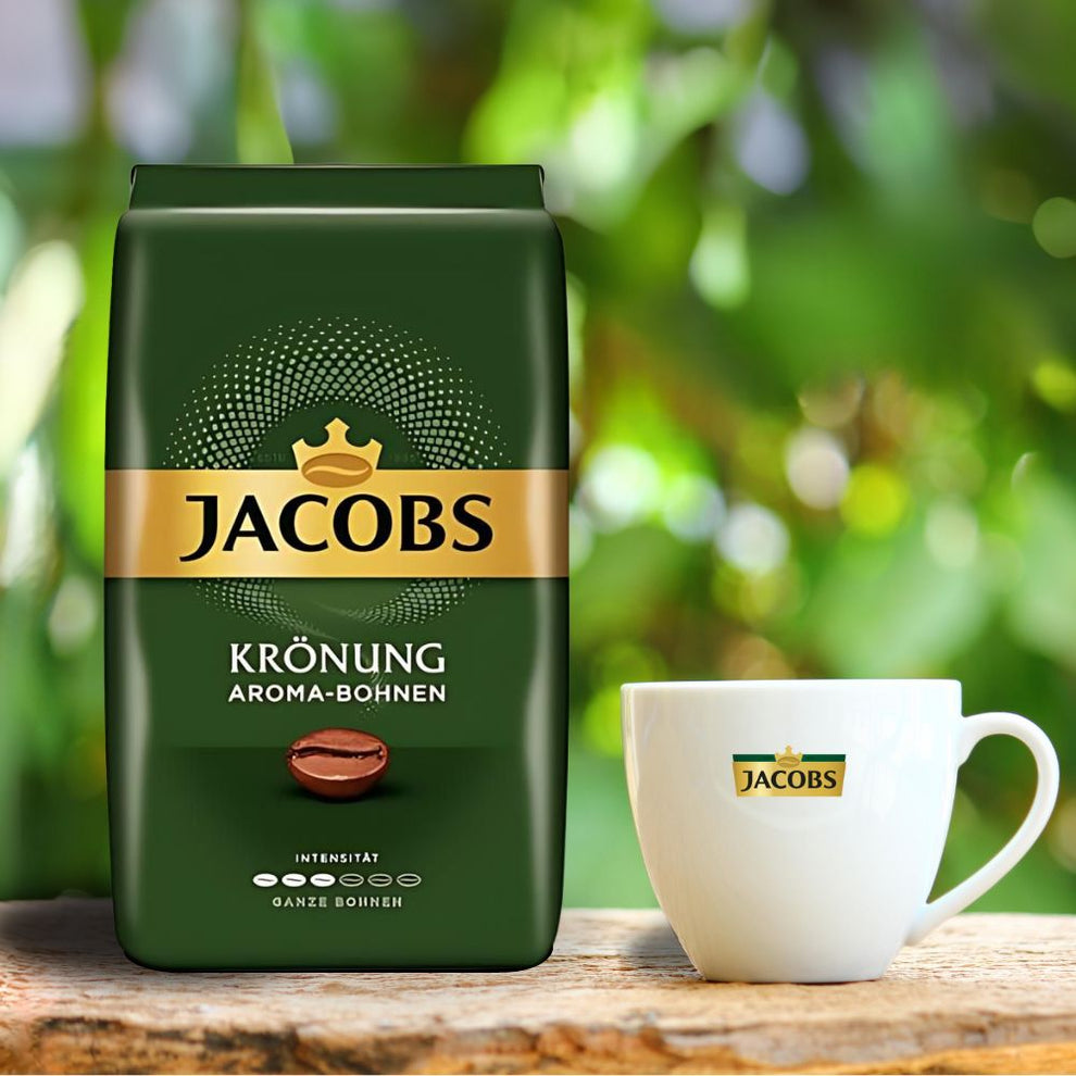 Jacobs Kronung Whole Bean Coffee 17.6oz/500g Enjoy Better Coffee & Tea