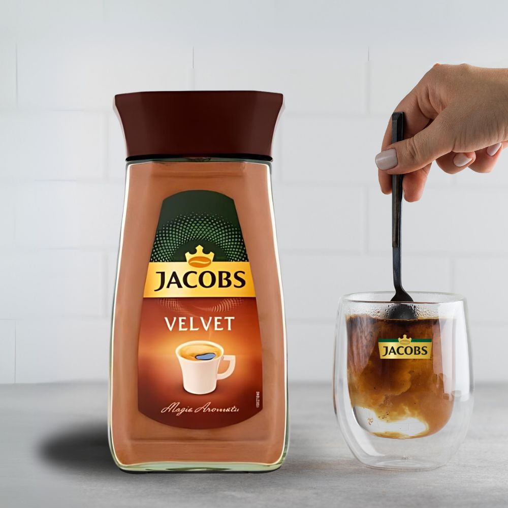Jacobs Velvet Instant Coffee 7.05oz/200g Enjoy Better Coffee & Tea
