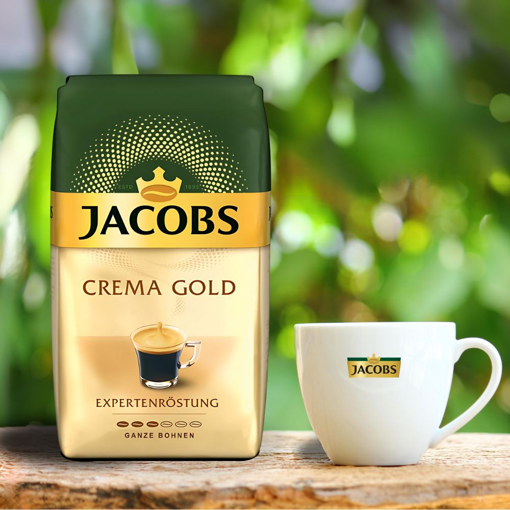 Jacobs Crema Gold Whole Bean Coffee 2.2lbs/1kg
