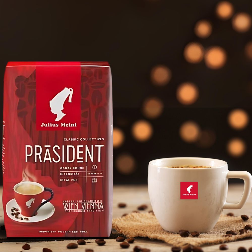 Julius Meinl Prasident Whole Bean Coffee 17.6oz/500g