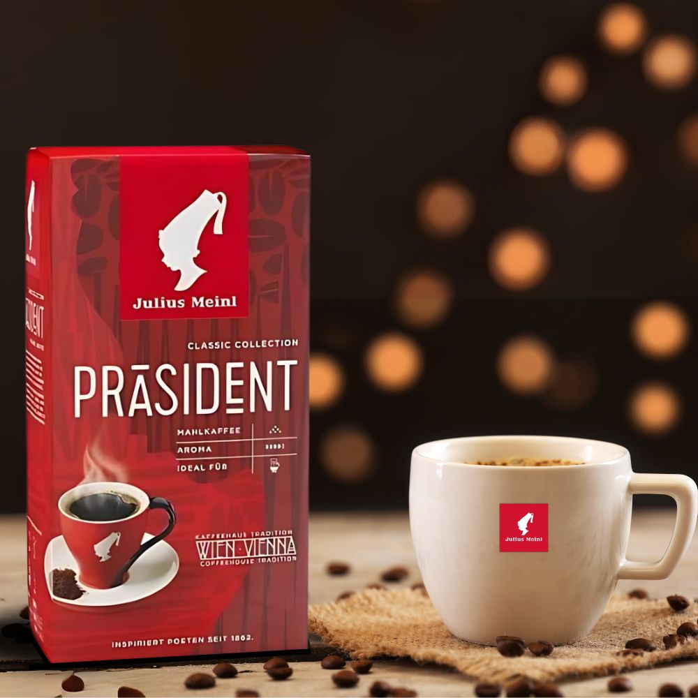 Julius Meinl Prasident Ground Coffee 17.6oz/500g