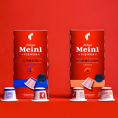 Julius Meinl Espresso Crema Coffee Biodegradable Capsules 10ct