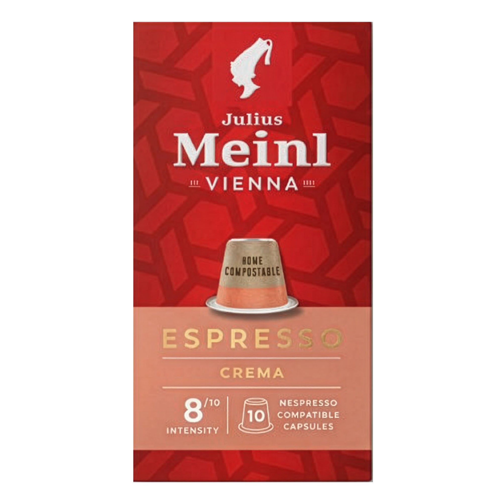 Julius Meinl Espresso Crema Coffee Biodegradable Capsules 10ct