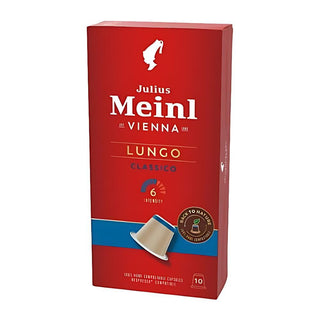 Julius Meinl Lungo 100% Arabica Coffee Biodegradable Capsules 10ct