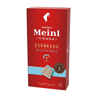 Julius Meinl Espresso Decaf Coffee Biodegradable Capsules 10ct