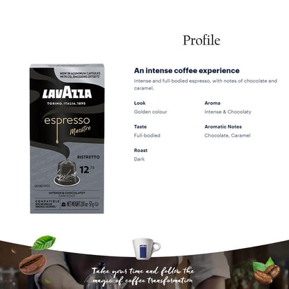 Lavazza Espresso Maestro Ristretto Nespresso Capsules 10ct - LTP
