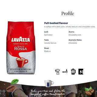 Lavazza Qualità Rossa Whole Bean Coffee 2.2lb/1kg