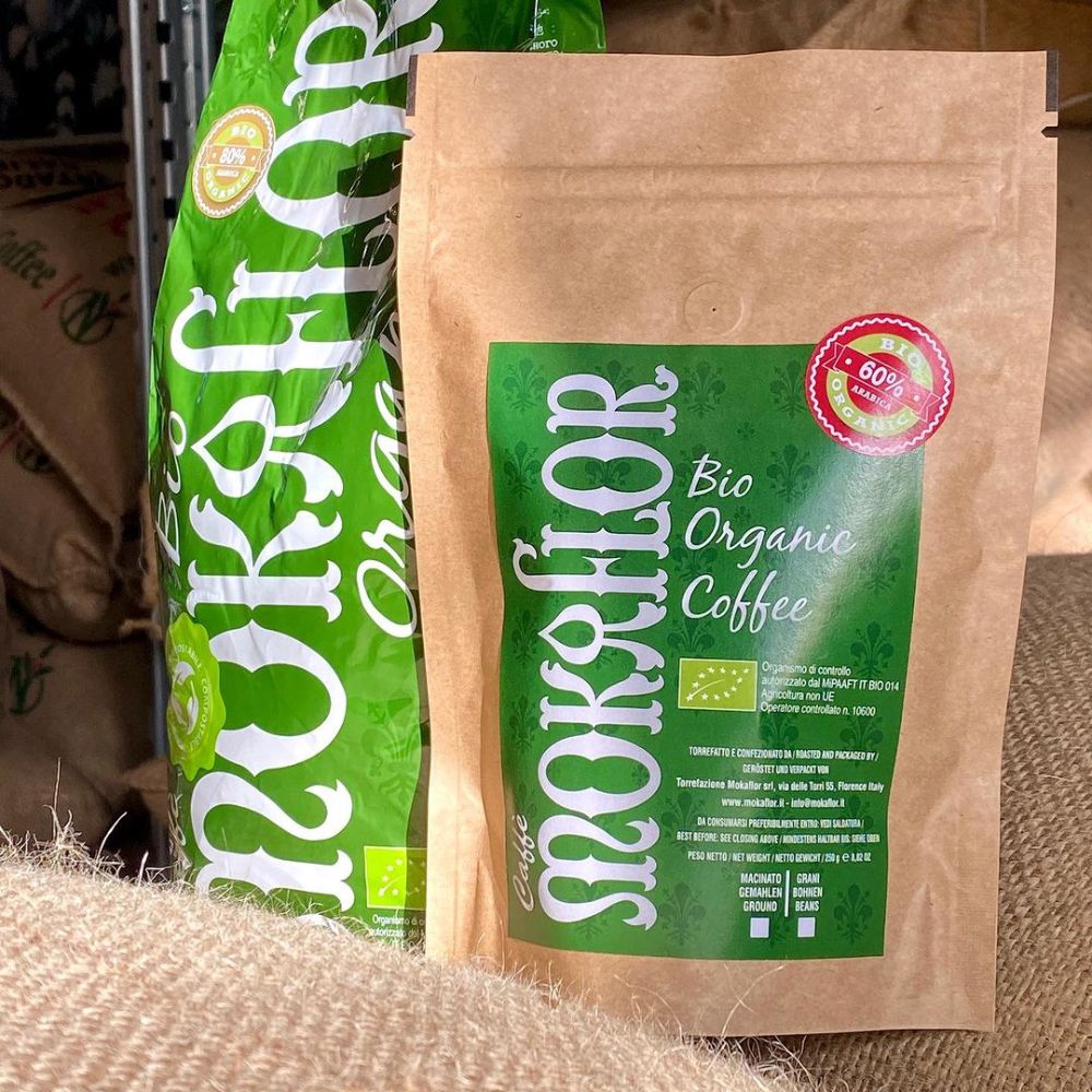 Clearance - Mokaflor Bio Organic 80/20 Whole Bean Coffee 8.8oz/250g