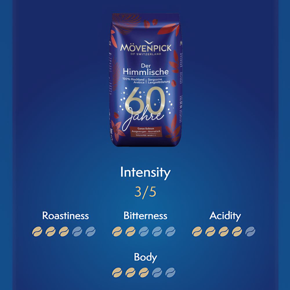 Movenpick Der Himmlische Whole Bean Coffee 17.6oz/500g Enjoy Better