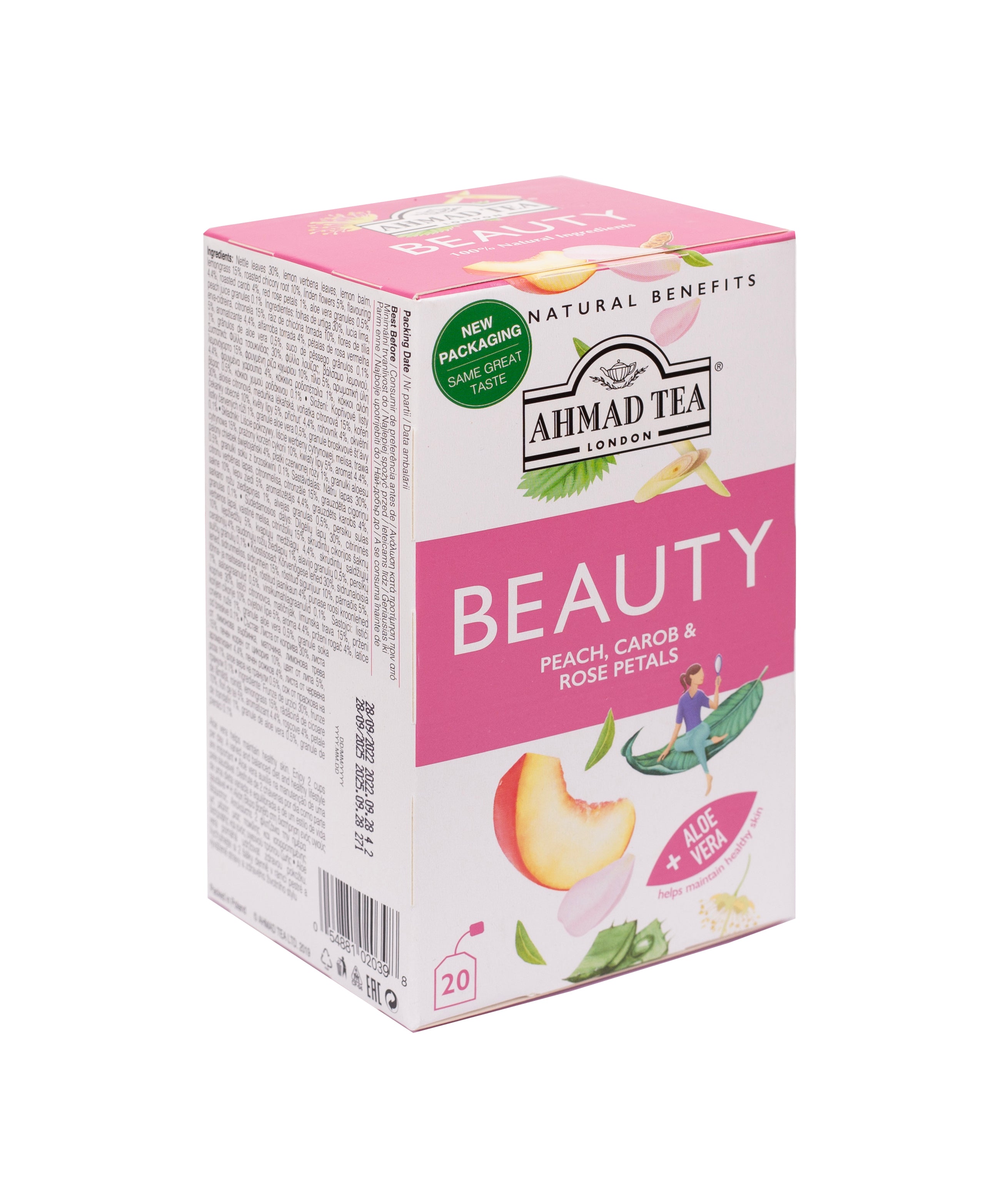 Ahmad Beauty Herbal Infusion 20 foil tea bags