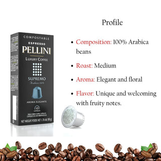 Pellini Luxury Supremo Nespresso Capsules 10ct