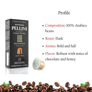 Pellini Luxury Magnifico Nespresso Capsules 10ct