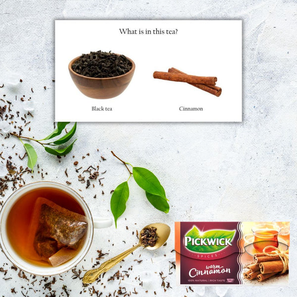 Pickwick Warm Cinnamon Black Tea - 20 tea bags
