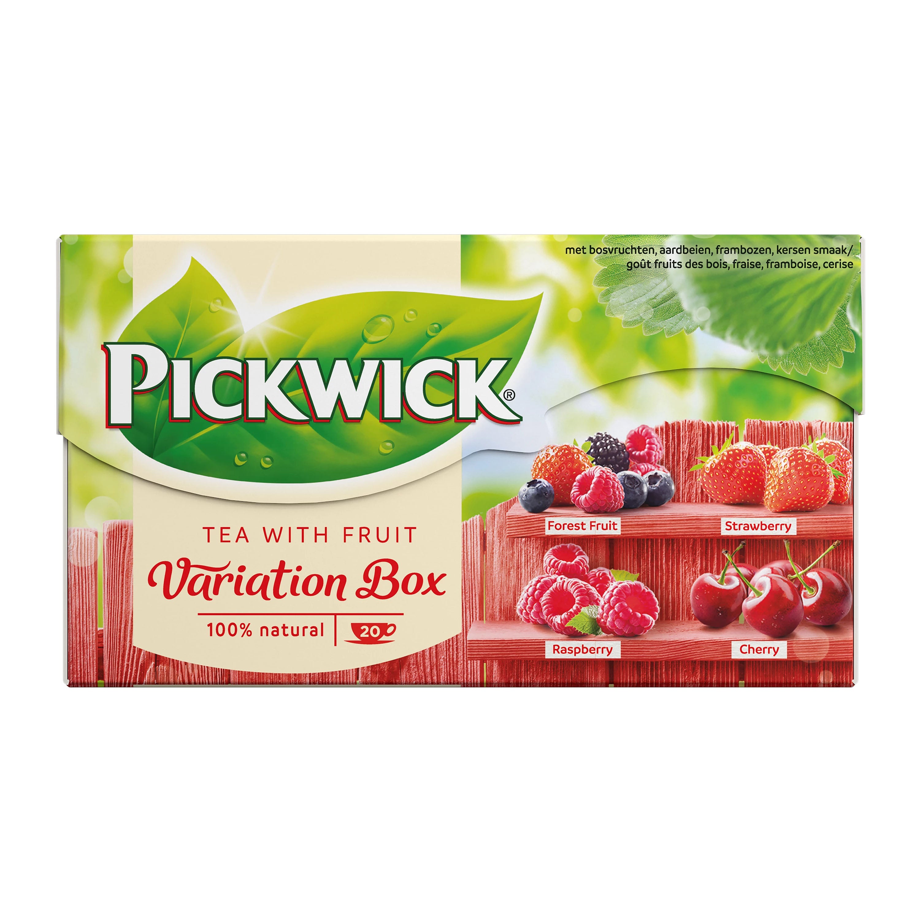 Pickwick Fruit Tea Collection - Red Box - 20 tea bags