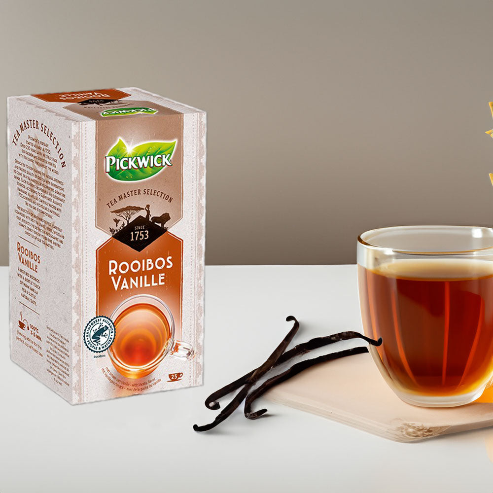 Pickwick Rooibos Vanilla Herbal Tea 25 tea bags
