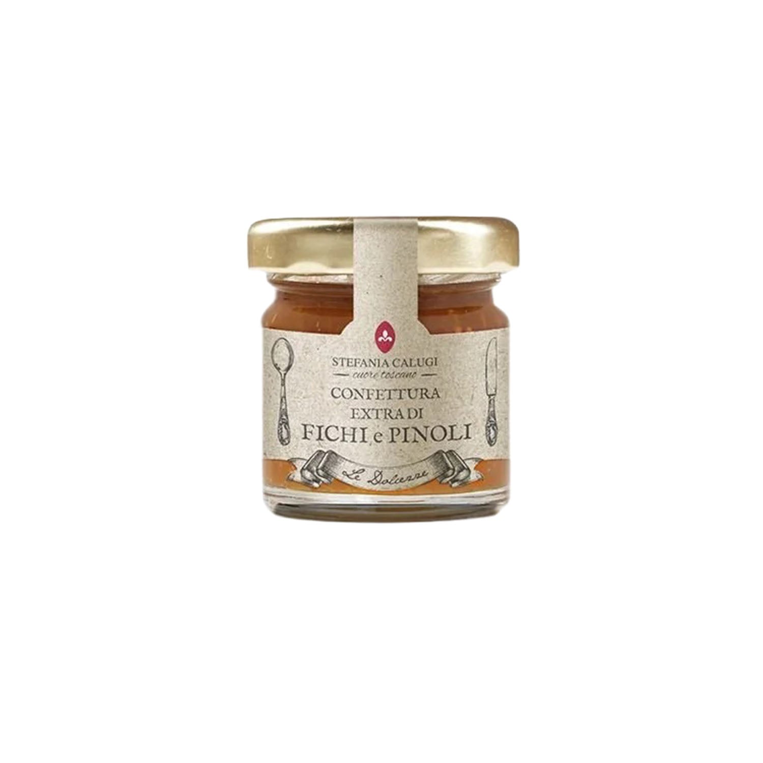 Stefania Calugi Vegan Extra Figs and Pine Nut Jam 1.41oz/40g