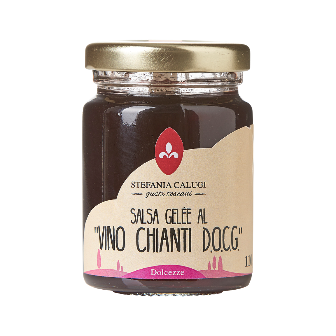 Stefania Calugi Vegan Jelly with Chianti Wine 1.41oz/40g
