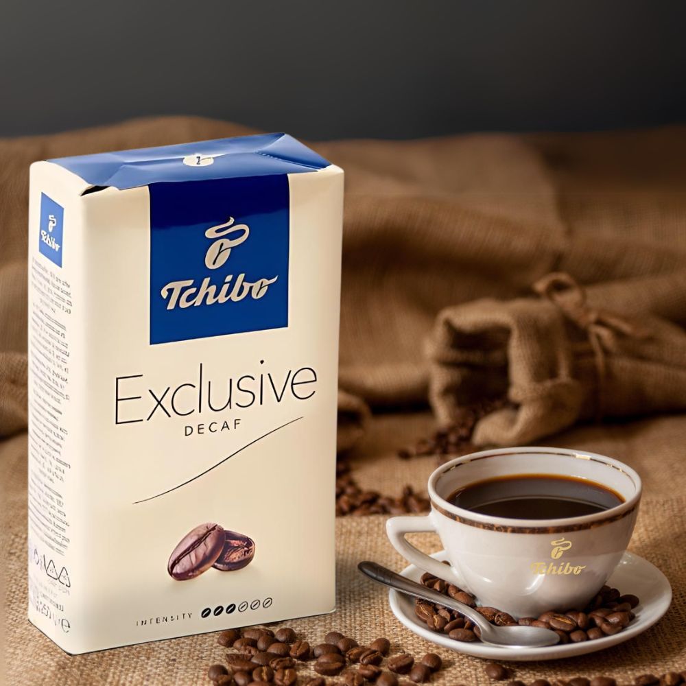 Tchibo Exclusive Decaf Ground Coffee 8.8oz/250g