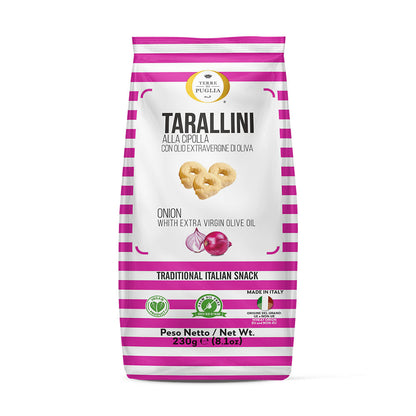 Terra Di Puglia Onion Tarallini 8.1oz/230g