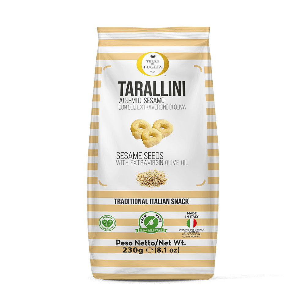 Terra Di Puglia Sesame Tarallini 8.1oz/230g
