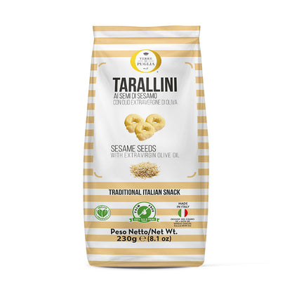 Terra Di Puglia Sesame Tarallini 8.1oz/230g