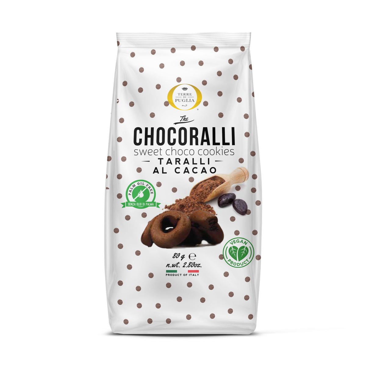 Terra Di Puglia Cocoa Taralli 2.8oz/80g