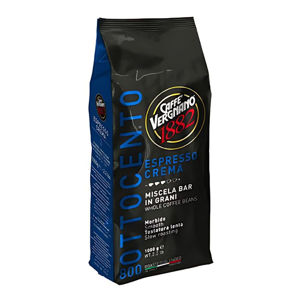 Caffe Vergnano Espresso Crema 800 Whole Bean Coffee