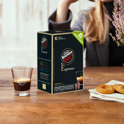 Caffe Vergnano Oro Coffee Nespresso Capsules 10ct