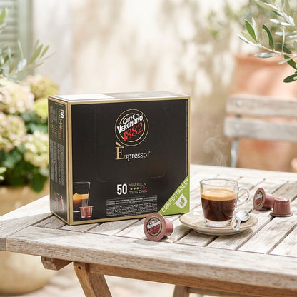Caffe Vergnano Arabica Coffee Nespresso Capsules 50ct