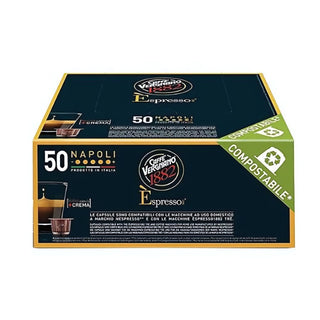 Caffe Vergnano Napoli Coffee Nespresso Capsules 50ct