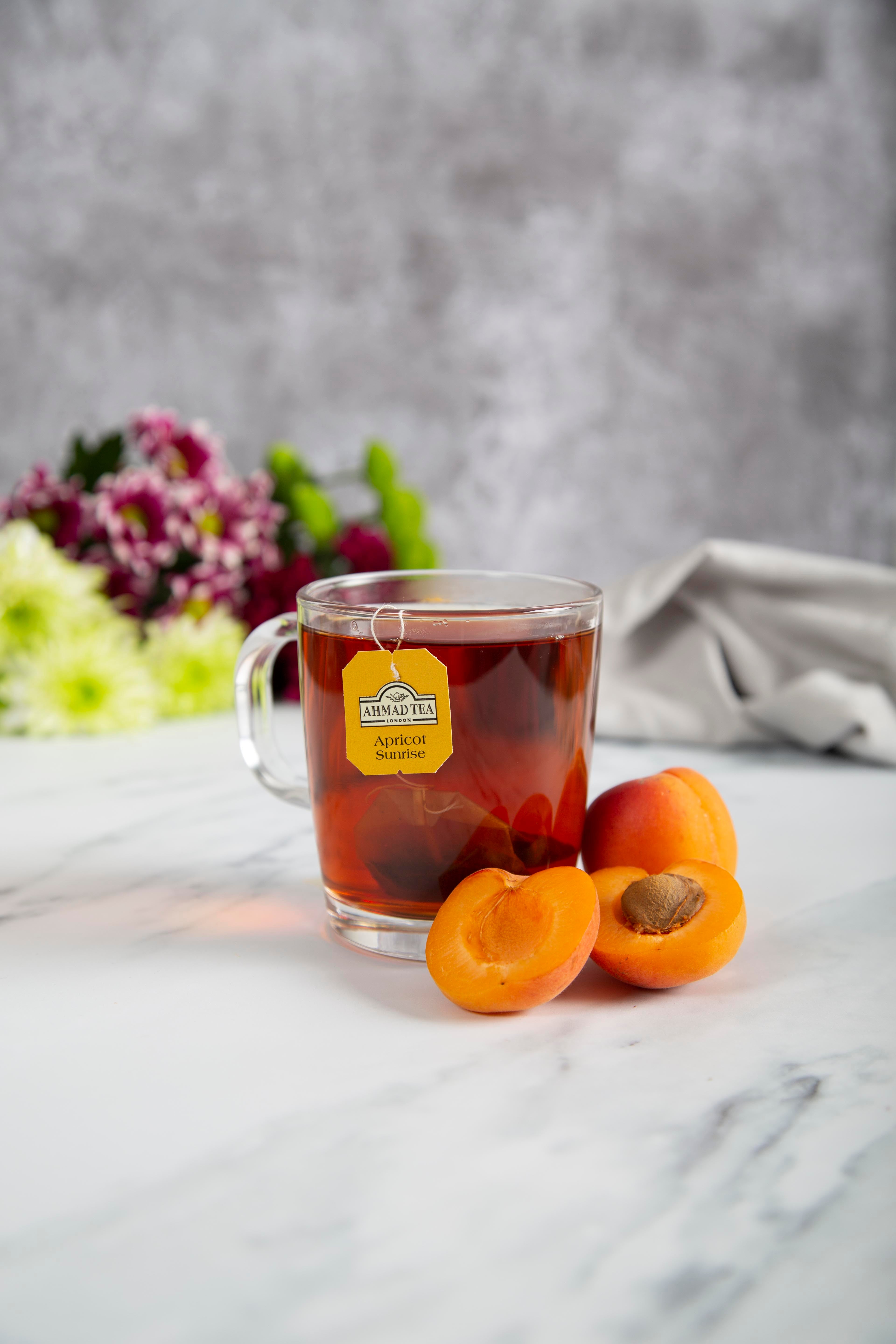 Ahmad Apricot Sunrise Black Tea 20 foil tea bags